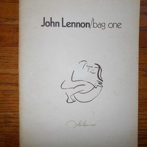 John Lennon Bag One erotic lithographs 1970 exhibition catalog